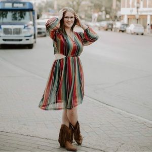 Crazy Train colourful dress